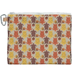 Sea Turtle Sea Life Pattern Canvas Cosmetic Bag (xxxl)