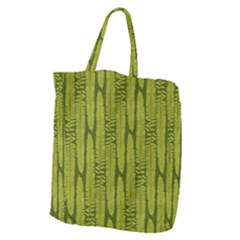 Fern Texture Nature Leaves Giant Grocery Tote by Dutashop