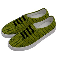 Fern Texture Nature Leaves Men s Classic Low Top Sneakers