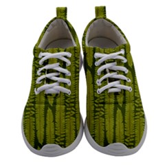 Fern Texture Nature Leaves Athletic Shoes