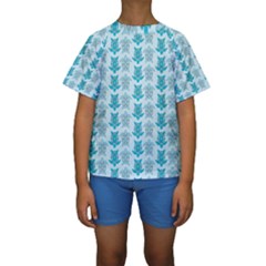 Sea Turtle Sea Animal Kids  Short Sleeve Swimwear