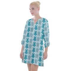 Sea Turtle Sea Animal Open Neck Shift Dress