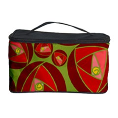 Abstract Rose Garden Red Cosmetic Storage