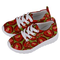 Abstract Rose Garden Red Kids  Lightweight Sports Shoes