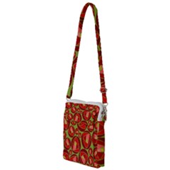 Abstract Rose Garden Red Multi Function Travel Bag by Dutashop