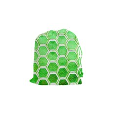 Hexagon Windows Drawstring Pouch (small) by essentialimage365