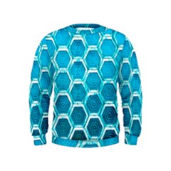 Hexagon Windows Kids  Sweatshirt by essentialimage365