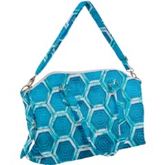 Hexagon Windows Canvas Crossbody Bag by essentialimage365