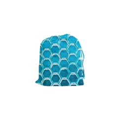 Hexagon Windows Drawstring Pouch (xs) by essentialimage365