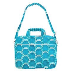 Hexagon Windows Macbook Pro Shoulder Laptop Bag (large) by essentialimage365