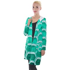 Hexagon Windows Hooded Pocket Cardigan by essentialimage365