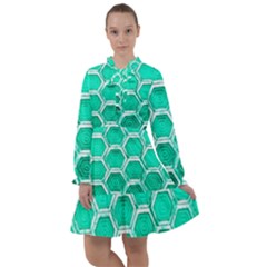 Hexagon Windows All Frills Chiffon Dress by essentialimage365