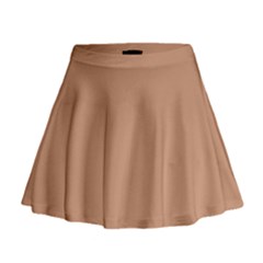 Antique Brass Mini Flare Skirt