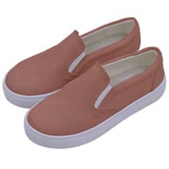 Antique Brass Kids  Canvas Slip Ons