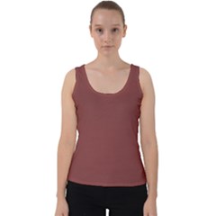 Brandy Brown Velvet Tank Top