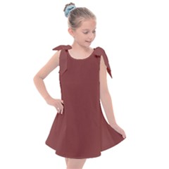 Brandy Brown Kids  Tie Up Tunic Dress by FabChoice