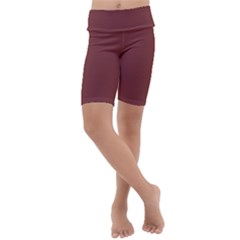 Brandy Brown Kids  Lightweight Velour Cropped Yoga Leggings