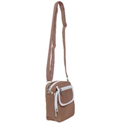 Cafe Au Lait Shoulder Strap Belt Bag by FabChoice