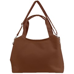 Caramel Cafe Double Compartment Shoulder Bag by FabChoice