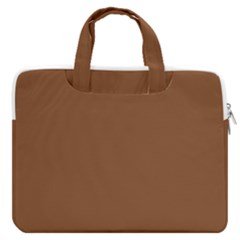 Caramel Cafe Macbook Pro Double Pocket Laptop Bag (large) by FabChoice