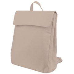 Frosted Almond Flap Top Backpack by FabChoice