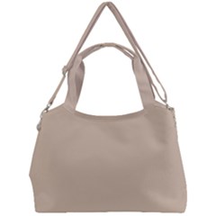 Frosted Almond Double Compartment Shoulder Bag by FabChoice