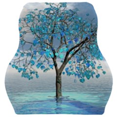 Crystal Blue Tree Car Seat Velour Cushion 