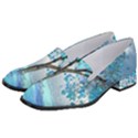 Crystal Blue Tree Women s Classic Loafer Heels View2