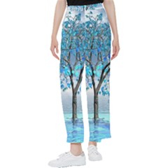 Crystal Blue Tree Women s Pants 