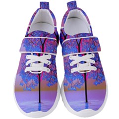 Tree Sunset Women s Velcro Strap Shoes