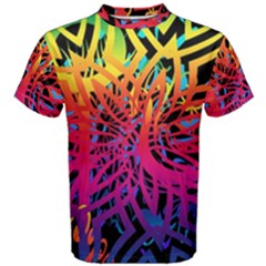 Abstract Jungle Men s Cotton Tee by icarusismartdesigns