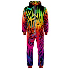 Abstract Jungle Hooded Jumpsuit (men)  by icarusismartdesigns