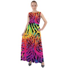 Abstract Jungle Chiffon Mesh Boho Maxi Dress by icarusismartdesigns