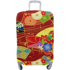 Floral Abstract Luggage Cover (large) by icarusismartdesigns