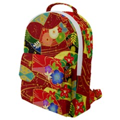 Floral Abstract Flap Pocket Backpack (small) by icarusismartdesigns