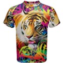 Tiger In The Jungle Men s Cotton Tee View1