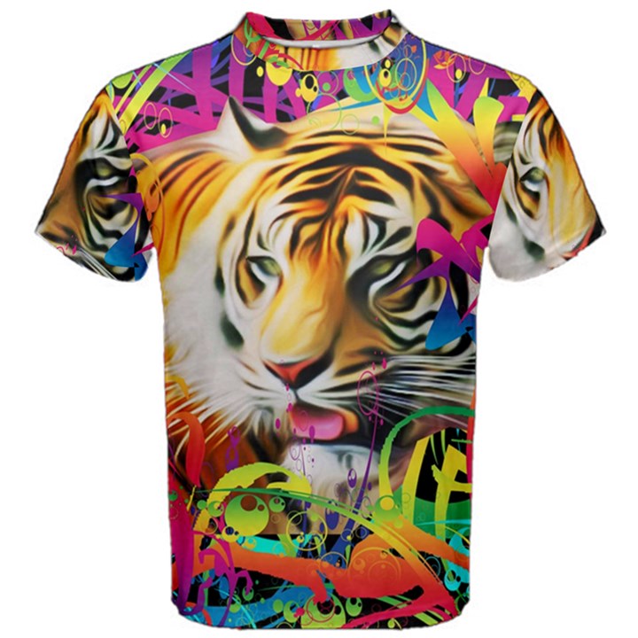 Tiger In The Jungle Men s Cotton Tee