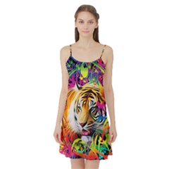 Tiger In The Jungle Satin Night Slip