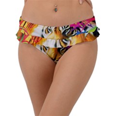 Tiger In The Jungle Frill Bikini Bottom