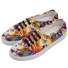 Tiger In The Jungle Women s Classic Low Top Sneakers by icarusismartdesigns