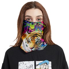 Tiger In The Jungle Face Covering Bandana (two Sides) by icarusismartdesigns