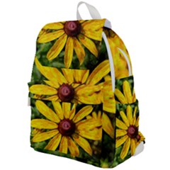Sunflower Painting Top Flap Backpack by ExtraGoodSauce