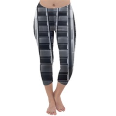 Urban Environment Capri Winter Leggings  by ExtraGoodSauce