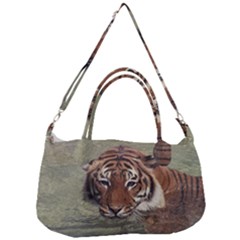 Swimming Tiger Removal Strap Handbag