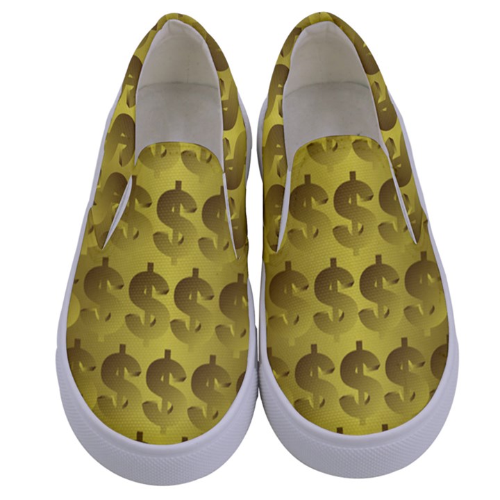 Account Dollar Kids  Canvas Slip Ons