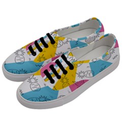 Pineapples Pop Art Men s Classic Low Top Sneakers by goljakoff