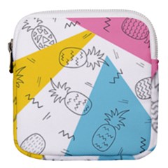 Pineapples Pop Art Mini Square Pouch by goljakoff