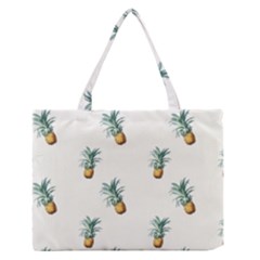 Pineapples Zipper Medium Tote Bag by goljakoff