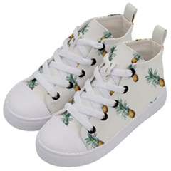 Pineapples Kids  Mid-top Canvas Sneakers by goljakoff