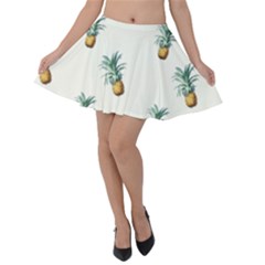 Pineapples Velvet Skater Skirt by goljakoff